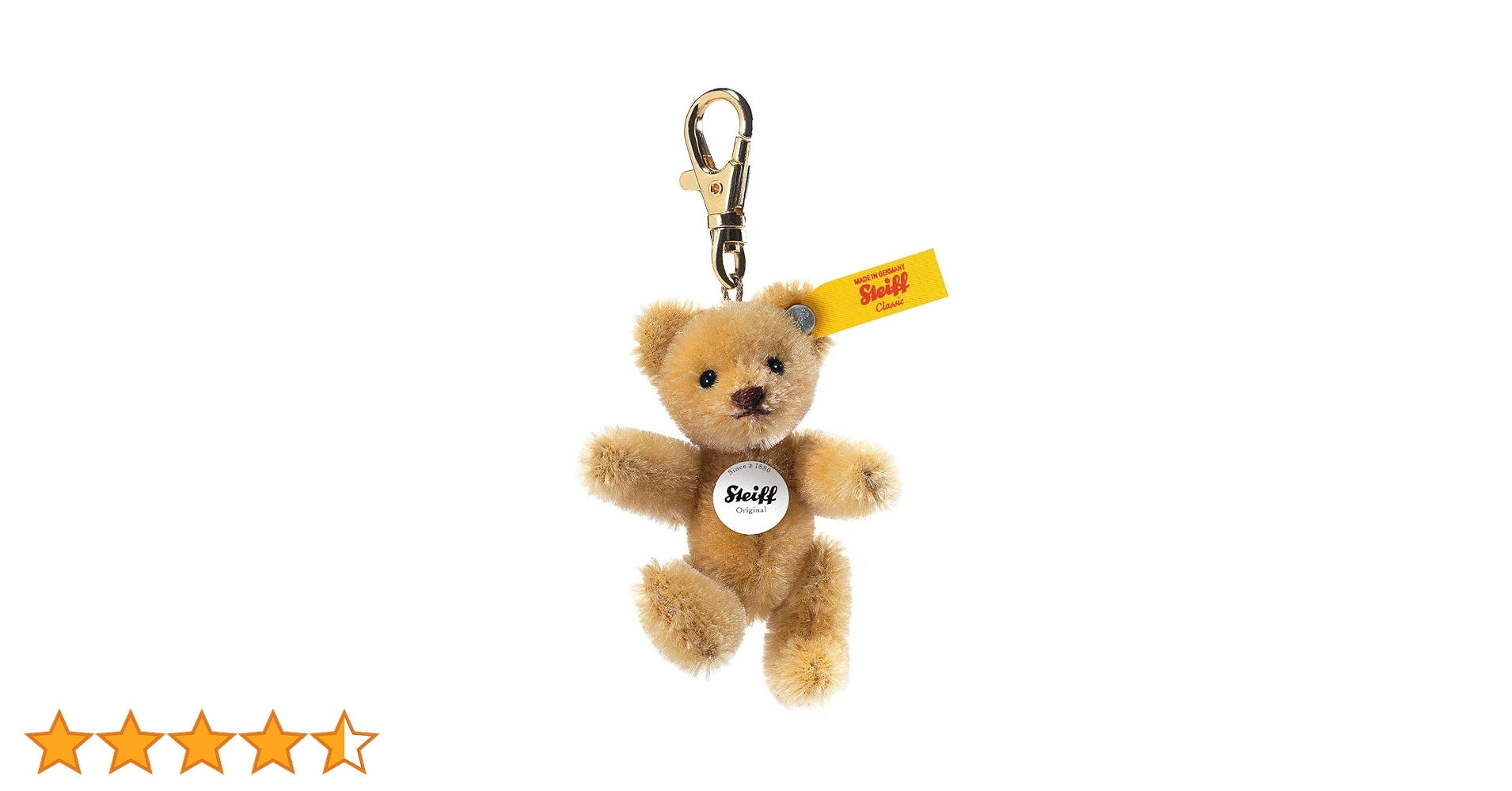 Steiff イエロー ミニテディベア　錫製 Amazon.co.jp: シュタイフ(steiff) キーリング ミニ テディベア